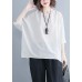 Women pink chiffon clothes Fashion Catwalk o neck Batwing Sleeve Summer tops