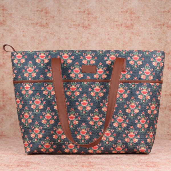 Mughal Garden Print Tote Bag