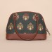 Royal Green Mogra Print Dome Shaped Bag